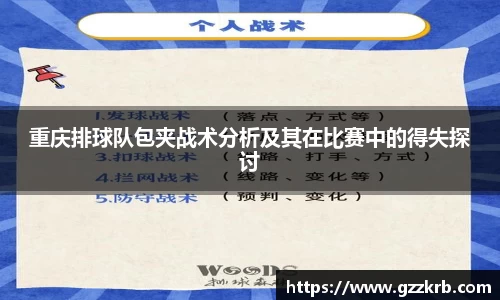 重庆排球队包夹战术分析及其在比赛中的得失探讨