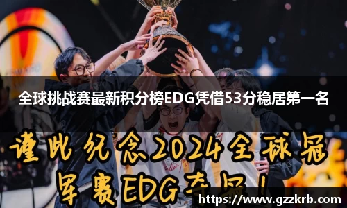 全球挑战赛最新积分榜EDG凭借53分稳居第一名